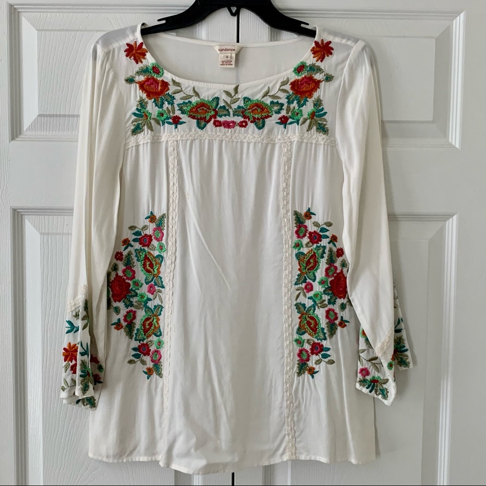 Sundance Embroidered Blouse